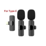K11 double microphone sans fil pour type C avec suppression du bruit