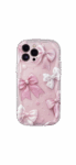 Coque papillion rose