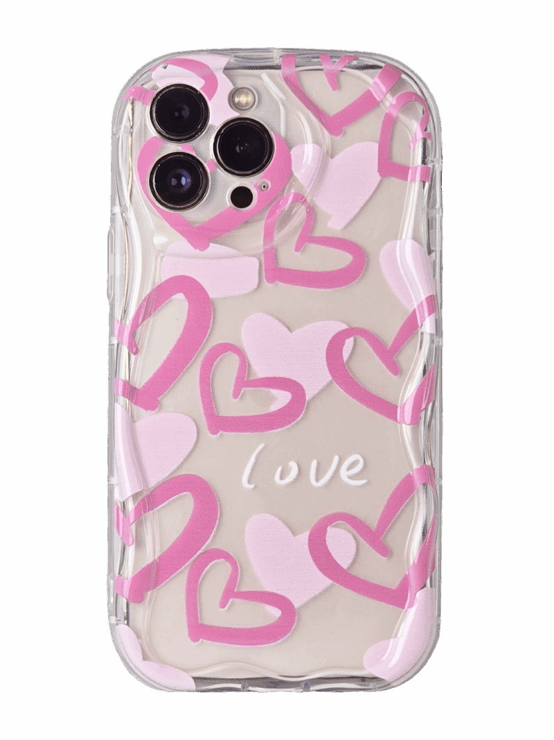 Coque Love Transparente